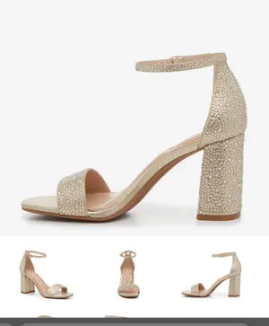 Kelly & Katie Heels Gold Sparkly thumbnail 3