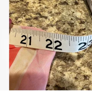 Club Monaco Pink and Orange Midi Dress thumbnail 8