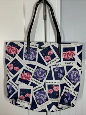 Kate Spade New York Turn Over A New‎ Leaf Seed Packet Large Tote bag thumbnail 1