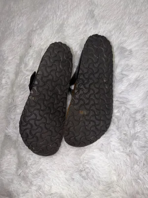 Birkenstock Gizeh Black Leather T-Strap Women’s Sandals Sz 41 thumbnail 4