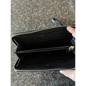 Coach Prk‎ Leather Double Acc Zip Black $258 thumbnail 4