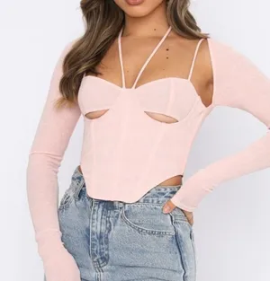 White Fox Corset Top thumbnail 1