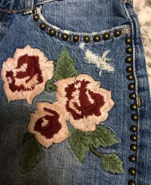 Free People Embroidered Skirt thumbnail 4