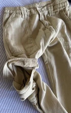 Khaki Cargo Pants thumbnail 4