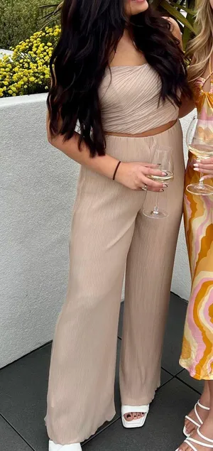 Boutique Matching Set Tan Size M thumbnail 1