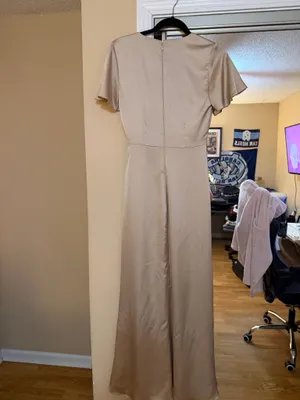 Show Me Your Mumu Dress Satin Champagne Luxe thumbnail 3