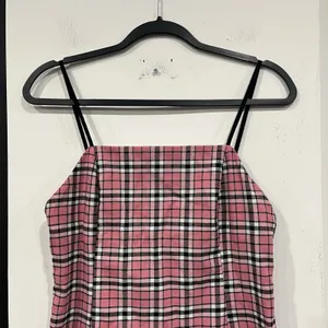 Urban Outfitters Pink Plaid Dress Y2K Size Medium thumbnail 2