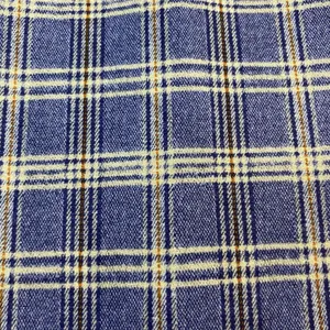Altar'd State Size Medium Soft Dress Flutter Sleeves Stretch Plaid Blue‎ V Neck thumbnail 4