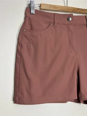 NWOT Lululemon Spiced Chai City Sleek 5 Pocket High-Rise Short 4" Size 29 thumbnail 4