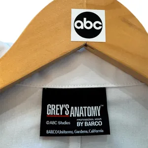 ABC STUDIOS GREY’S ANATOMY TV Clothes large NWT WITH COSTUMES DEPARTMENT TAG white lab coat thumbnail 3