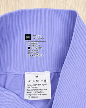 Periwinkle High-Waisted Seamless Scrunch Butt-Lift Yoga Leggings Sz M thumbnail 4