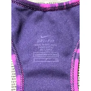 Nike Dri Fit Sports Bra Pink Purple Tie Dye Racerback Athletic Workout Women‎ S thumbnail 5