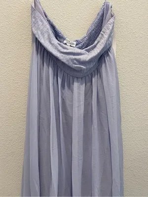 NWT Worth Collective Caia Maxi Dress size Large L Periwinkle Bump Friendly thumbnail 2