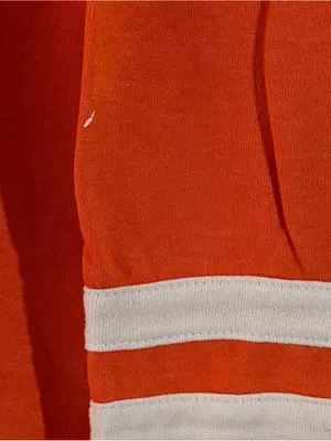 NFL Team Apparel Denver Broncos Women's XL Hoodie Orange White Colorblock thumbnail 6