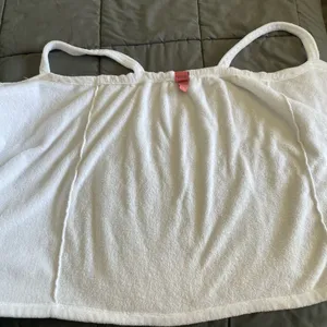 Vintage Y2K 2008 Hello Kitty Sanrio White Sleepwear Robe Sleeveless XL thumbnail 6