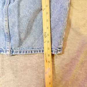 Levis Mom Skirt Light Acid Wash Blue Denim Button Fly Size 24 Jean Retro BOHO‎ thumbnail 10
