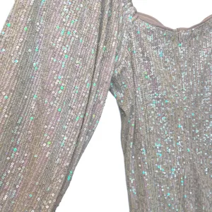 Lulus Fabulous Essence Womens M Blush Iridescent Sequin Bodycon Mini Dress NWT thumbnail 10