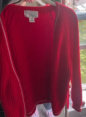 Boutique Red cardigan thumbnail 2