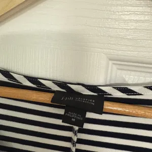 J. Jill Navy And White‎ Stripe Maxi Dress Size Medium thumbnail 5