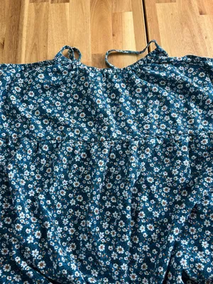 DIP Women’s 2X Blue Floral Tiered Sundress Boho Cottagecore thumbnail 6