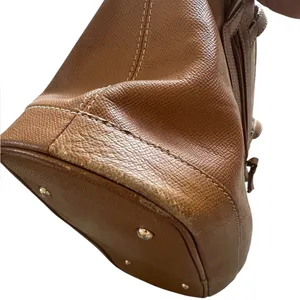 Dooney & Bourke Tan Logo Lock Tote HL640‎ Leather Purse thumbnail 5