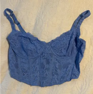 Blue corset top thumbnail 1