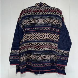 Chaps Women’s Multicolor Open Cardigan Size L 072726 thumbnail 2