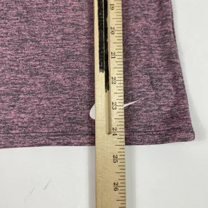 Nike‎ Dri-FIT Shirt Womens Small Pink Purple Heathered Scoop Neck Running Tee thumbnail 5