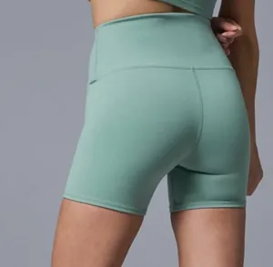 Alo Yoga Airbrush High-Waisted Biker 5" Shorts M thumbnail 2