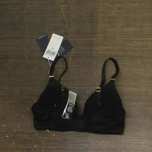 NWT Lauren Ralph Lauren Comfort Collection Repeat-Logo T-shirt Bra. Black 32D thumbnail 3