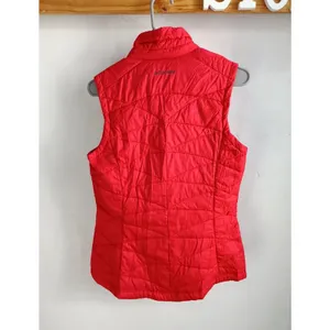 Columbia Omni Heat Vest Womens Red Polyester Full Zip Quilted Lined Small thumbnail 13