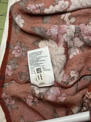 American Eagle Outfitters Baby Doll Tunic Top,Rust Floral Roses XL thumbnail 10