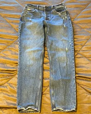 Abercrombie & Fitch A&F Jeans 8 29 Long Mom High Rise thumbnail 1