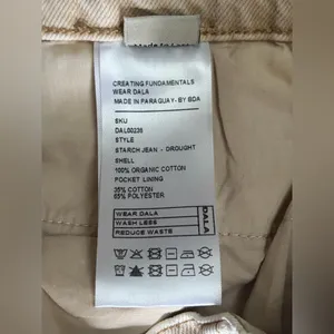 Dala Wide Leg Tan‎ Jeans Size 25 NWT thumbnail 7