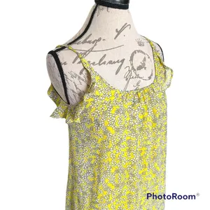 Who What Wear Women's Dress Sz Small Floral Maxi Ruffled Cottage Core Summer thumbnail 5