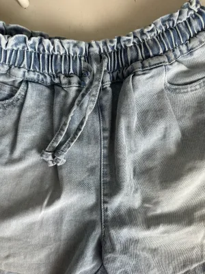 Time & Tru Walmart Synched Jean Shorts thumbnail 4