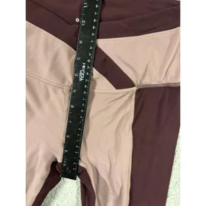 Athleta‎ Women's Size S Chroma 7/8 Ultra Tight Burgundy / Pink 487675 thumbnail 5