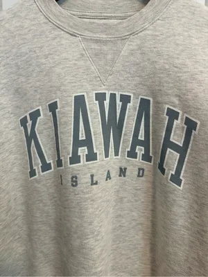 Kiawah Island Gear for Sports big cotton Grey Sweatshirt Size Medium thumbnail 3