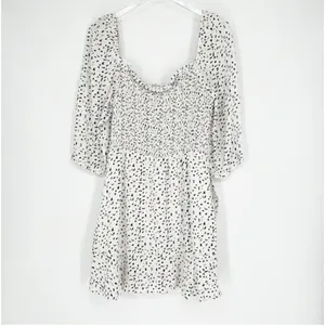 Anthropologie Rahi Confetti Print Puff Sleeve Mini Dress‎ Women's Size XL thumbnail 4