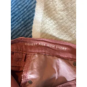 American Eagle Pink Highest Rise Mom Shorts - Size 6 thumbnail 5