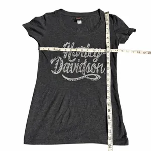 Harley Davidson Bling Womens T-Shirt Size XS thumbnail 2