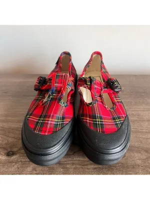 VANS NEW Unisex Plaid Mary Jane Unisex Shoe Size 6 or 4.5 #B1843 thumbnail 2