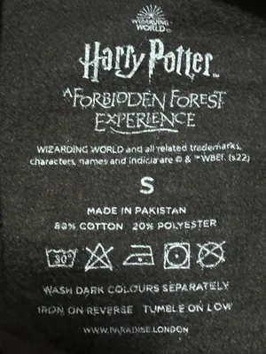 Harry Potter Forbidden Forest Experience Crop Hoodie thumbnail 9