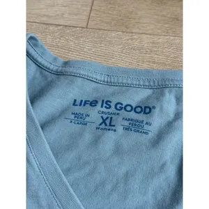 EUC Women Life is Good crusher tee call me old fashioned short sleeve blue sz XL thumbnail 3