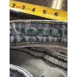 Wrangler Rock 47 Women's Blue Jeans Ultra Low Rise Sz‎ 30x34 Rodeo Cowgirl Denim thumbnail 8
