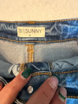 18 & SUNNY High-Rise Seamed Tapered Barrel Jeans thumbnail 2