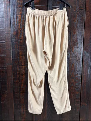 BCBGeneration BCBG Drapey High Waist Trousers in Sand NWT Small thumbnail 5
