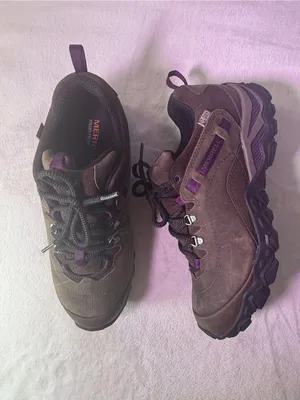 Merrell Brown with Purple Accent Women's Trail Shoe thumbnail 6