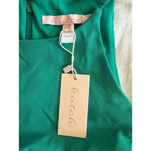 NWT Hutch Belted Maxi Dress Women Size 16W 2026 Style Green Belted Pleated thumbnail 9