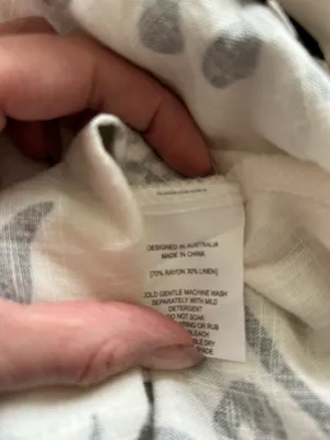 TJ Maxx Patterned Long Linen Dress thumbnail 5